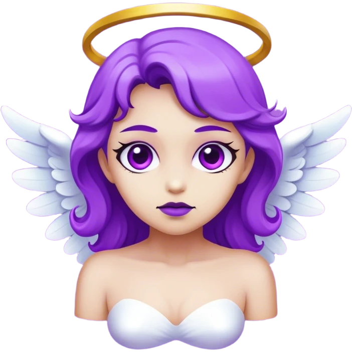 purple angel emoji