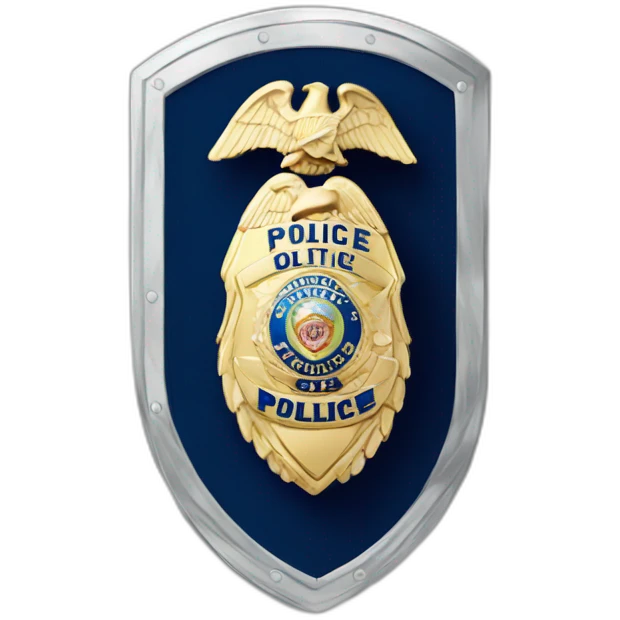 police badge emoji