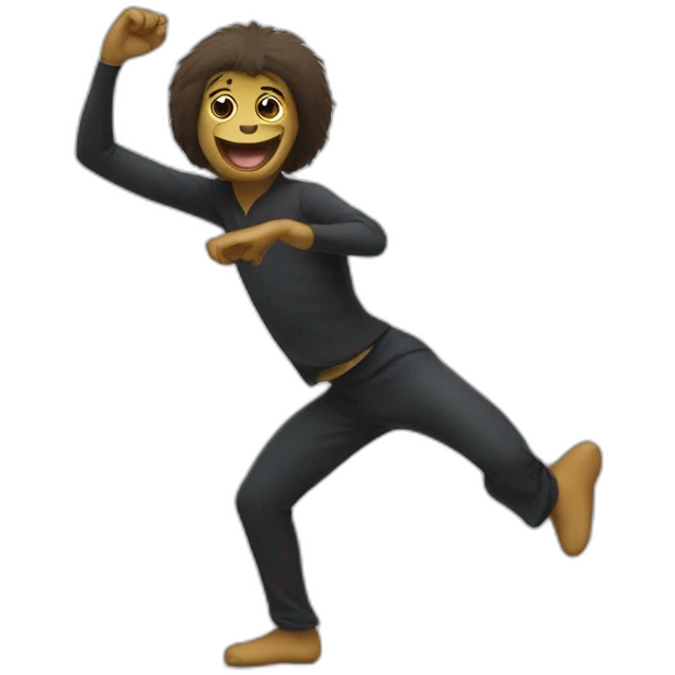 Singe qui danse emoji