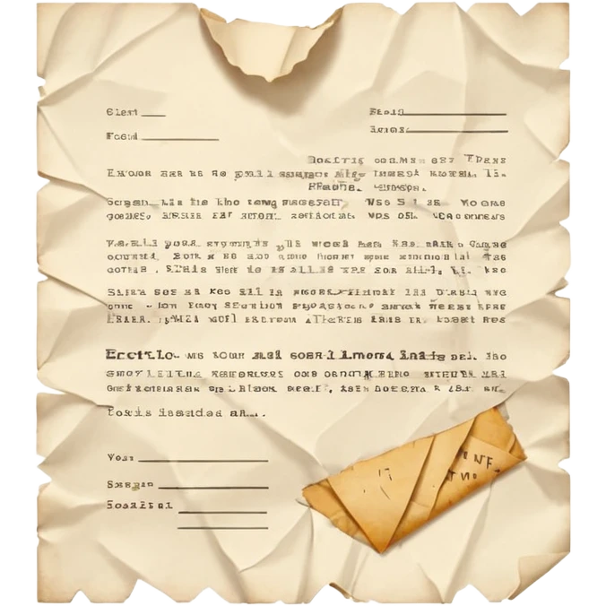 erotic Paper contract with bite marks tearing through the signature field emoji