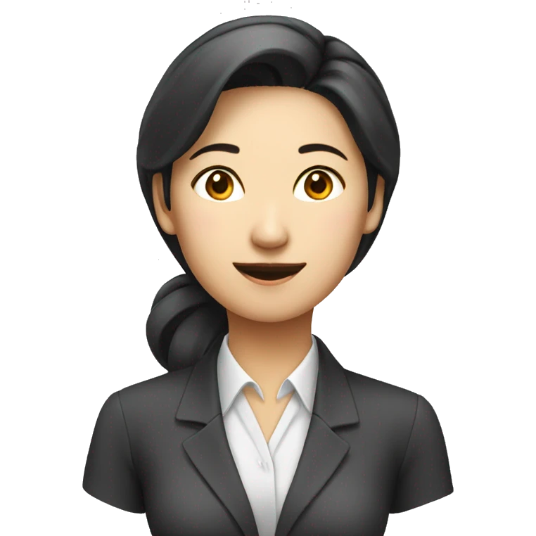 lady office worker asian emoji