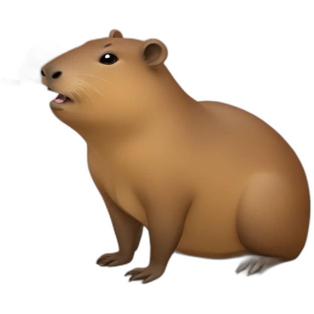 capybara smoking emoji