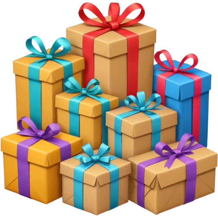 big pile of packages emoji