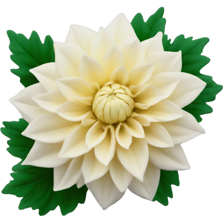 Creme dahlia emoji