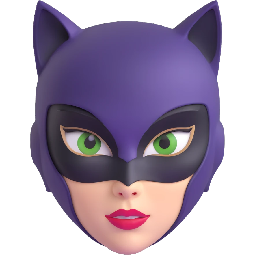 Catwoman face emoji