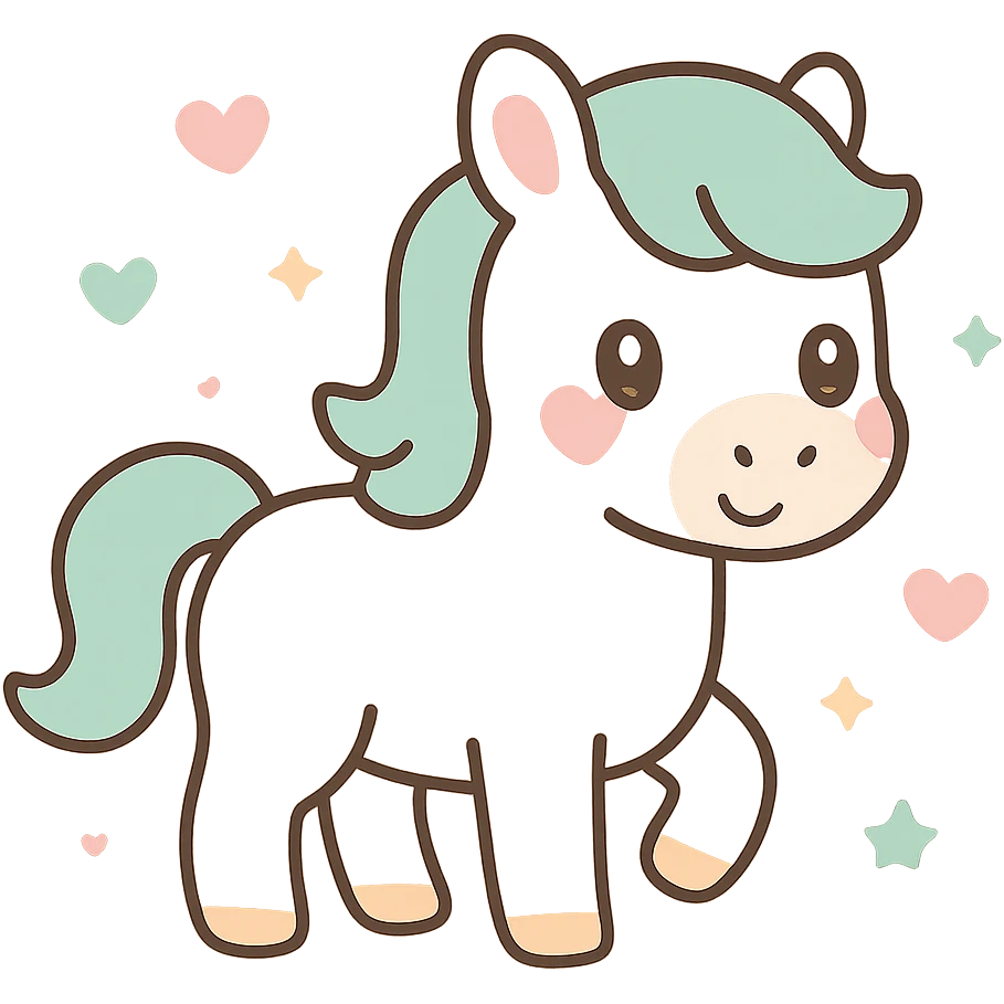 white horse emoji