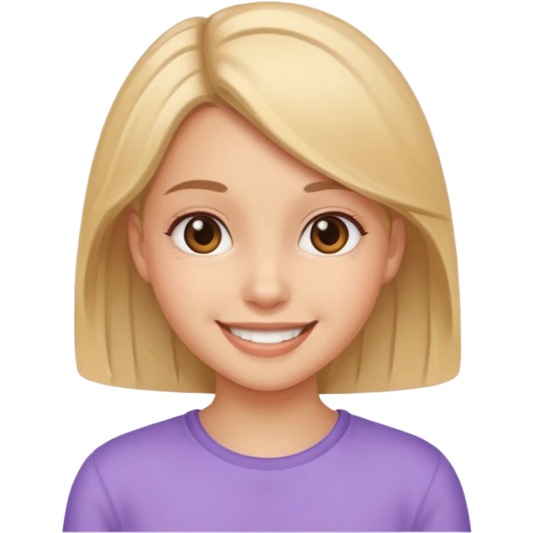 Girl online emoji