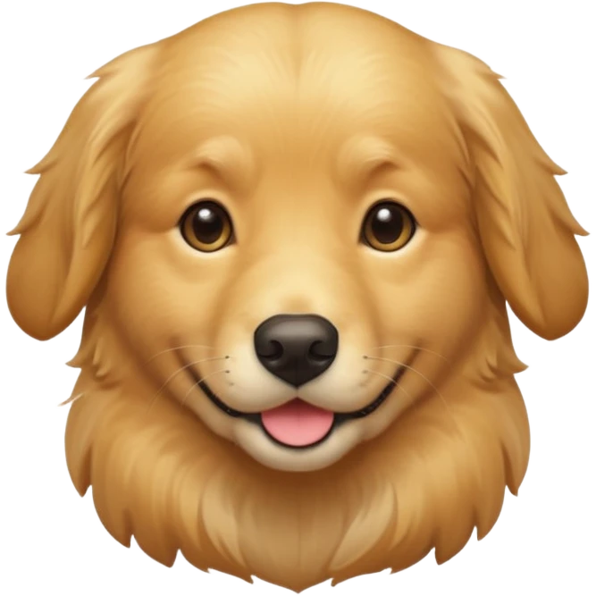 cute / godlen retriever emoji