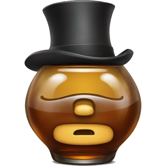 Vaso whisky loco emoji