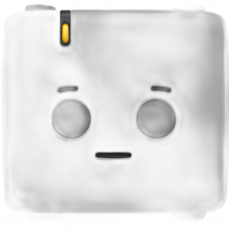 A device similar a router with iOS emoji style emoji