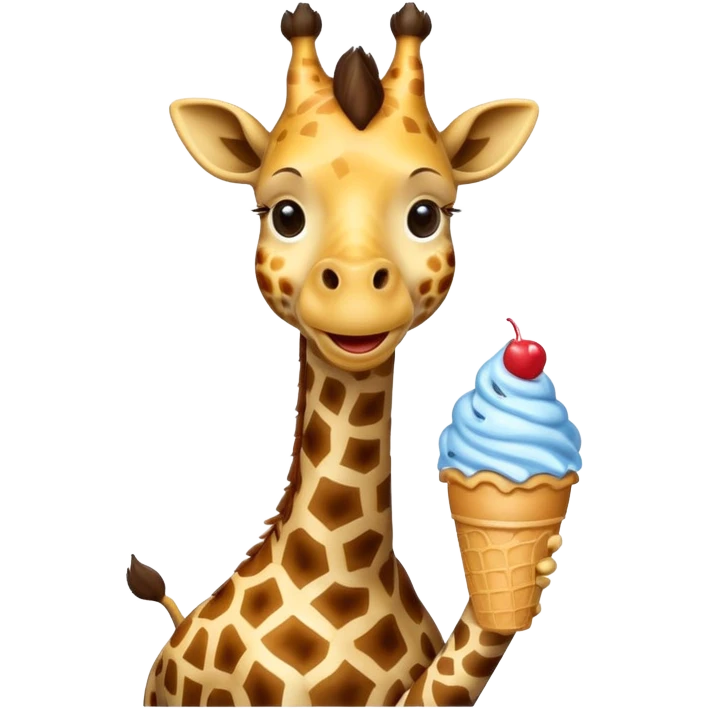 Giraffe with Ice Creams
Giraffe holding double scoop



 emoji