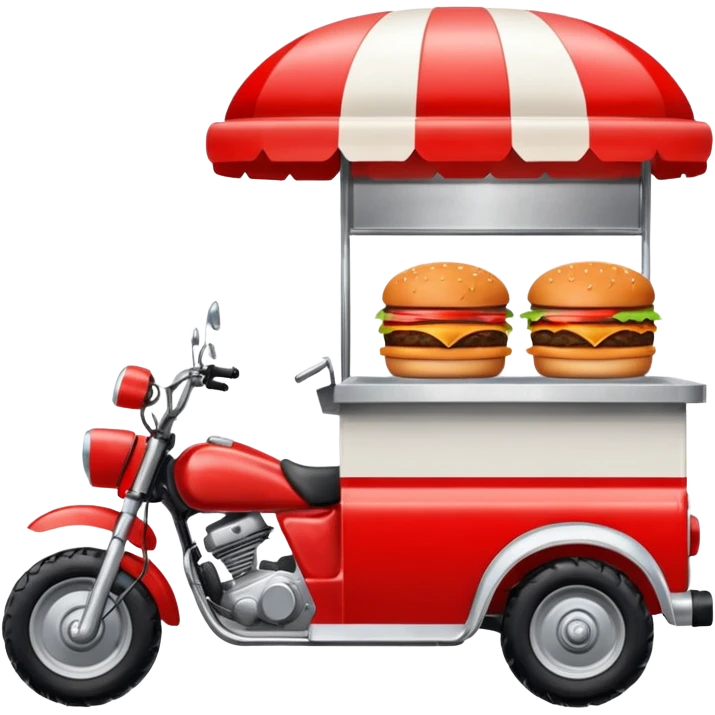 burger stall four wheeler  emoji