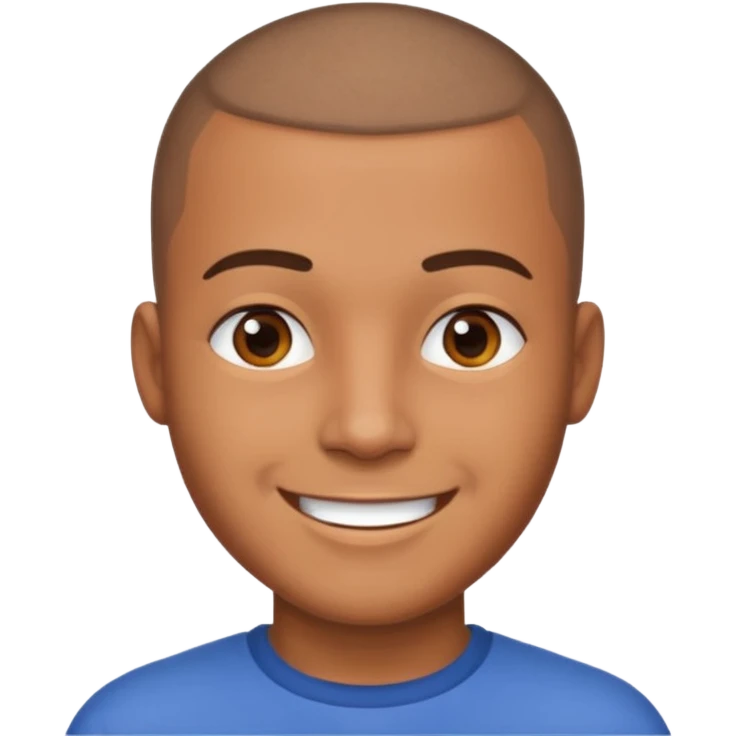 brown skin latino male with buzz cut  emoji