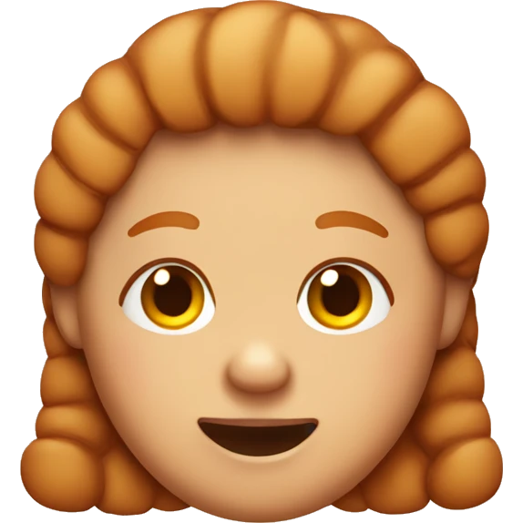 Cute ginger bread emoji