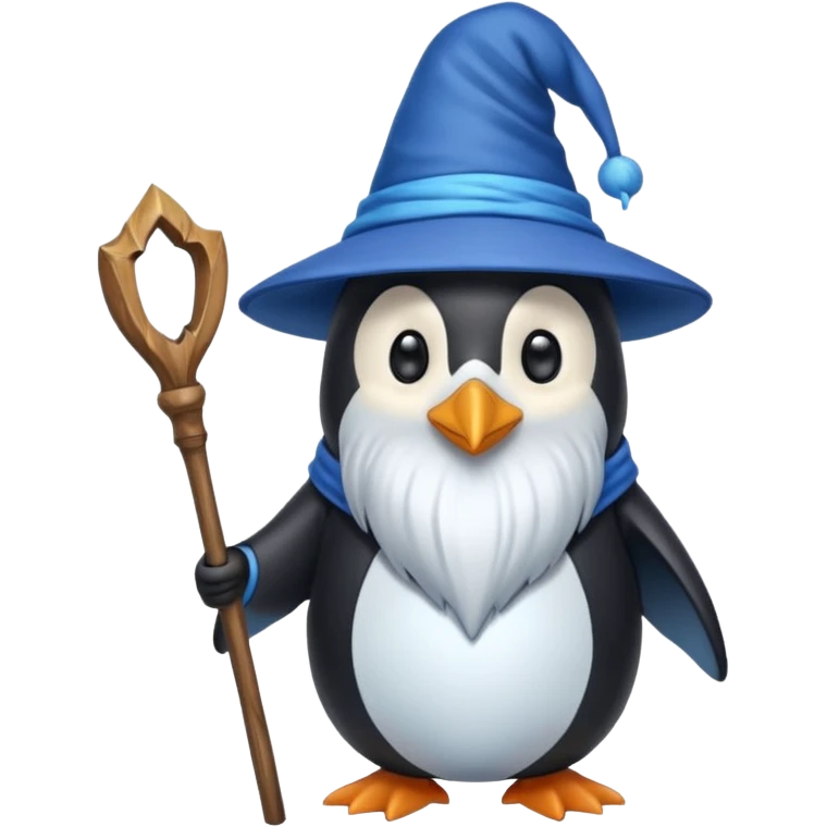 Penguin Wizard emoji