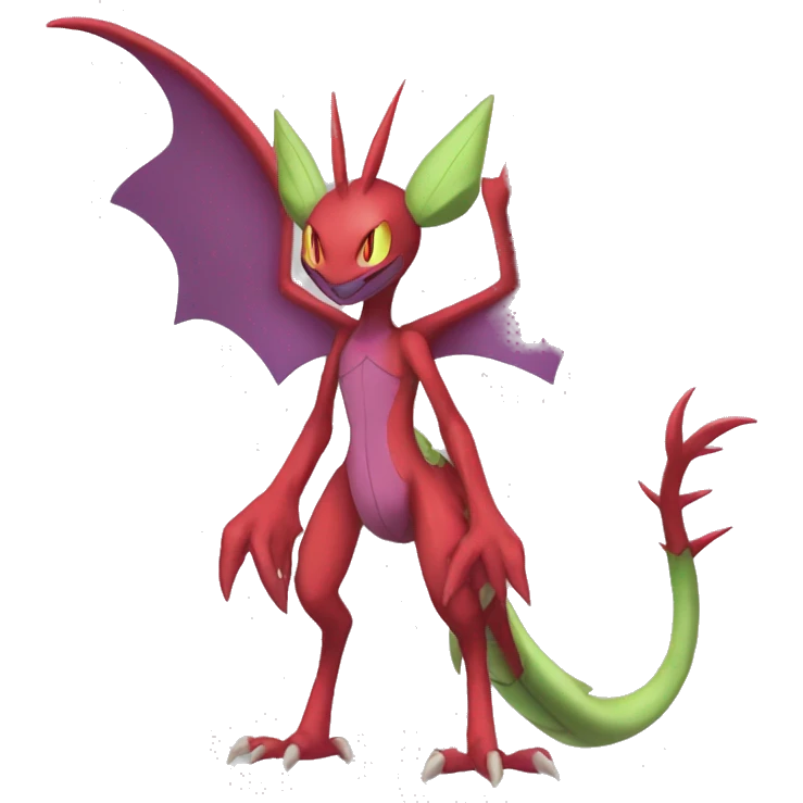  Genesect-Noibat-Flygon-Fakemon full body emoji