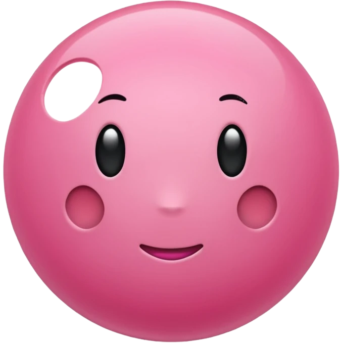 Pink ball emoji