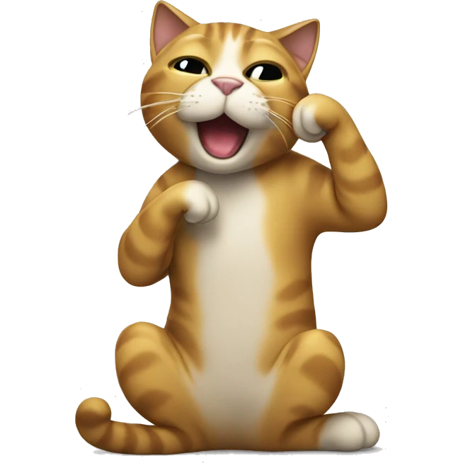 Cat dabbing  emoji