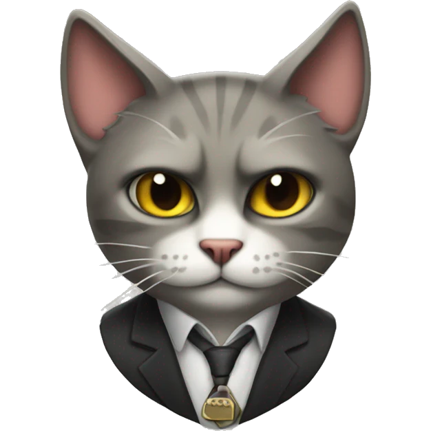 Mafia cat emoji