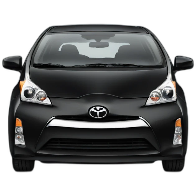 Black toyota prius emoji