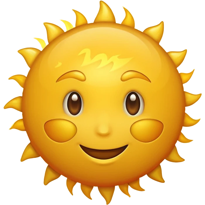 Sun emoji
