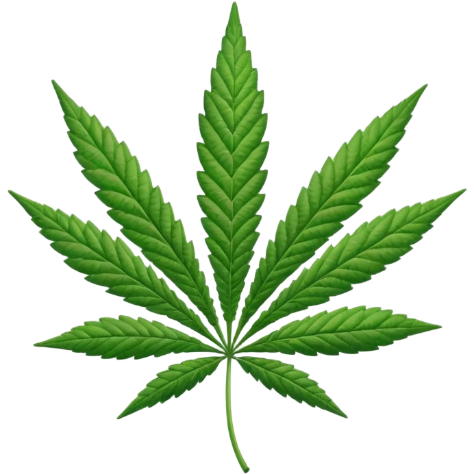 Marihuana hoja emoji emoji