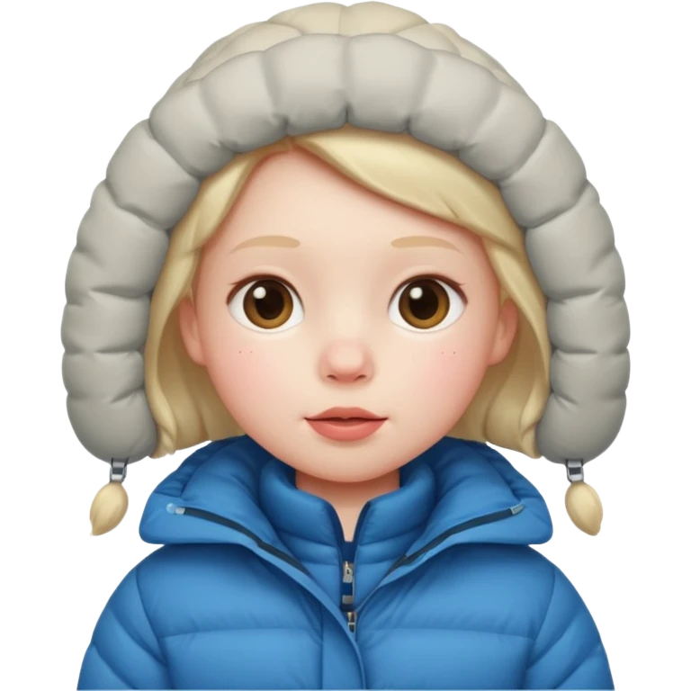 Kid in puffy winter coat











 emoji