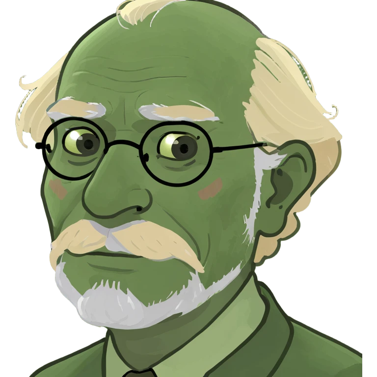 Grandpa with blonde hair  emoji