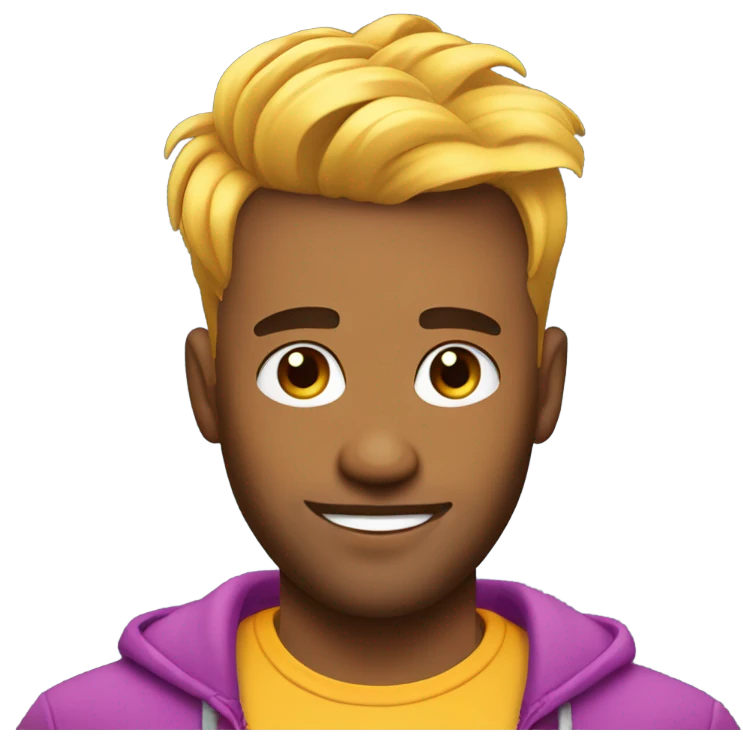 gay man doing hair emoji