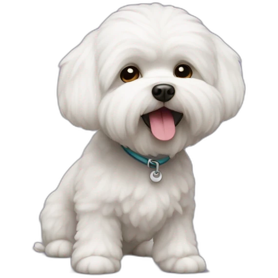 bichon havanais noir emoji