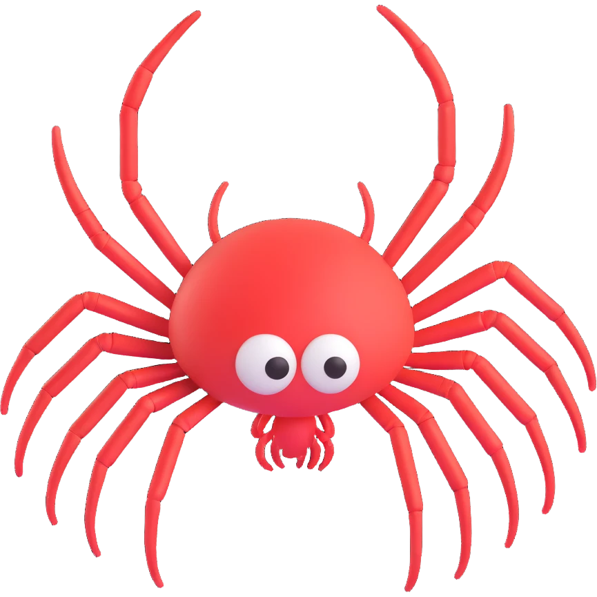 cute spider emoji