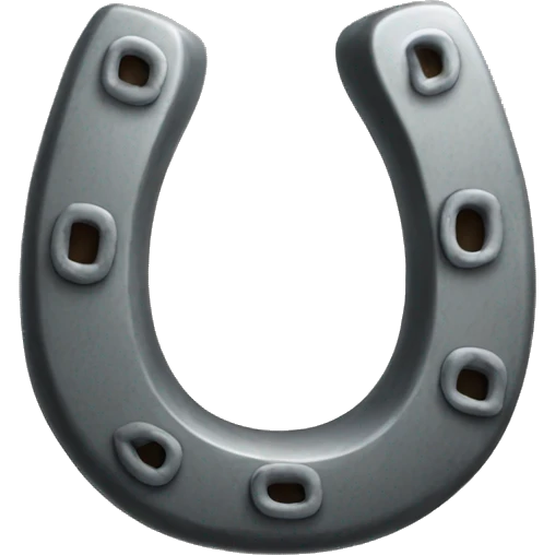 Horse shoe emoji