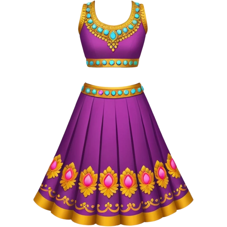 Chaniya choli emoji