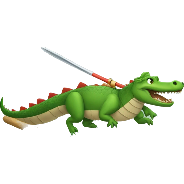 alligator jousting emoji