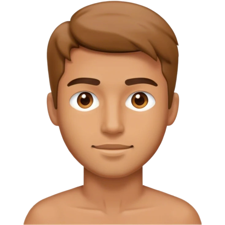 Attractive Man with blurred out face emoji