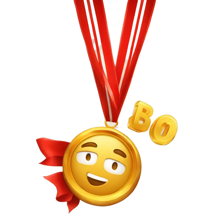 A red medal that has the word Bingo Master emoji