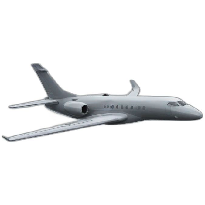 turbulence on the surfaces of jet wing emoji