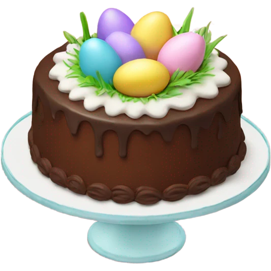 Easter cake emoji