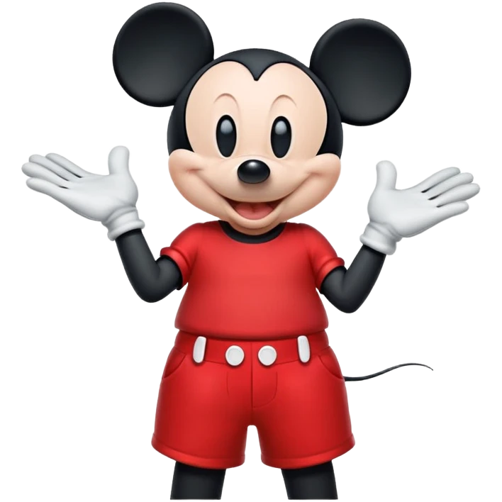 classic Mickey Mouse emoji