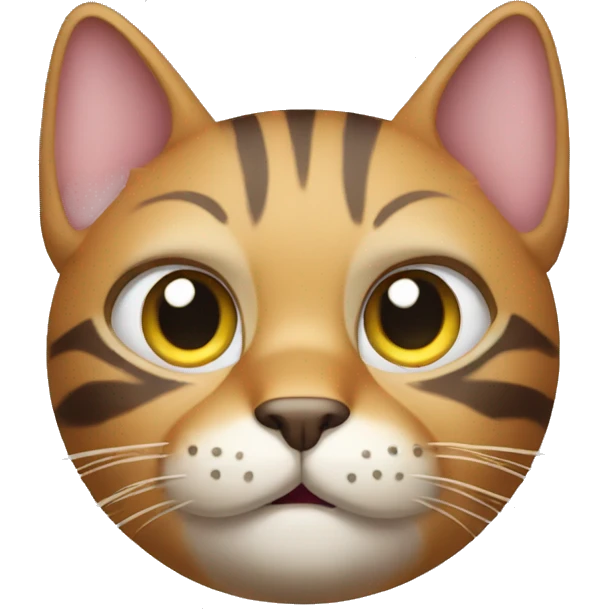 Extremly Goofy cat  emoji