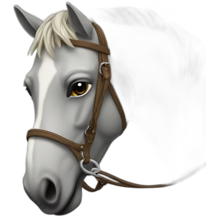 Cheval qui saute emoji
