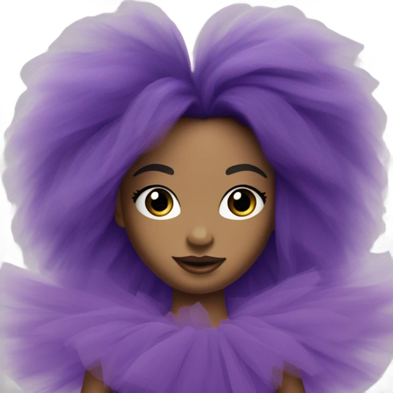 Purple tutu emoji