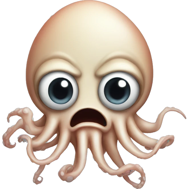 angry squid  emoji