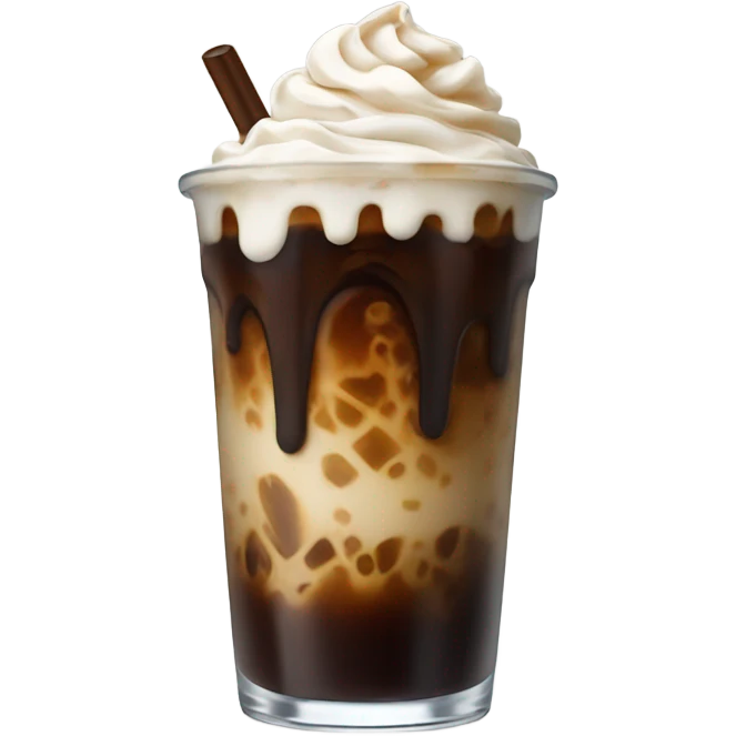 Ice coffee emoji