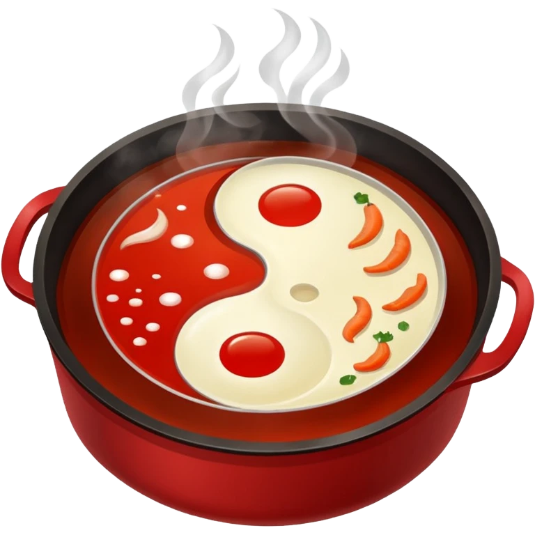 Yin yang hotpot emoji