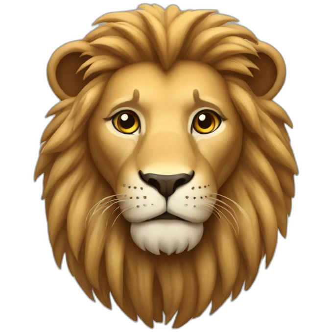 Lion fun emoji