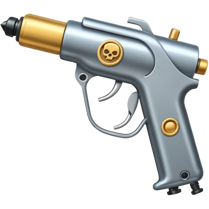 Tattoo gun and needle emoji