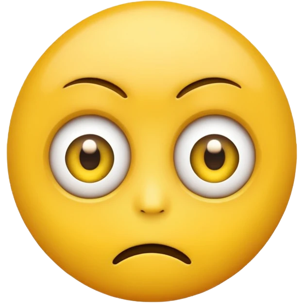 Scary emoji face emoji