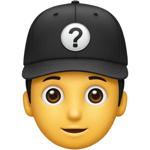 Juste une casquet avec une base de donnée dessus emoji