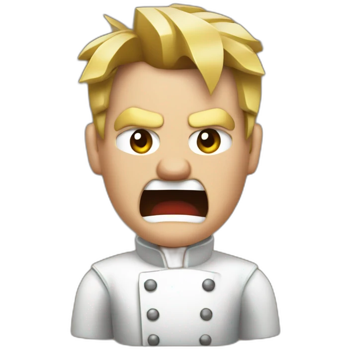 Gordon Ramsey angry pixel emoji